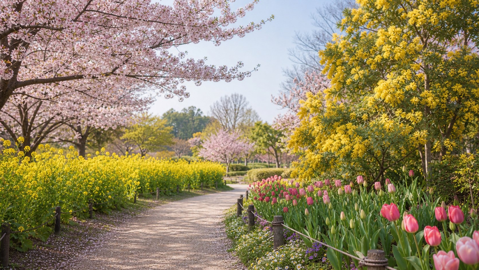 3月の早咲き桜と春の始まりを感じるポートレート撮影スポットのイメージ