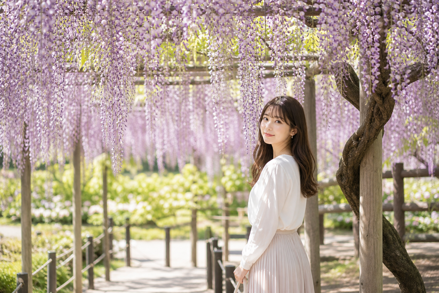 5月の藤スポットポートレート