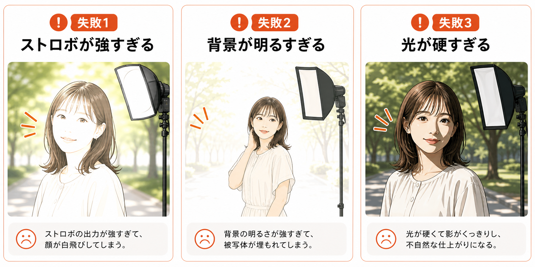 よくある失敗と改善ポイント図解