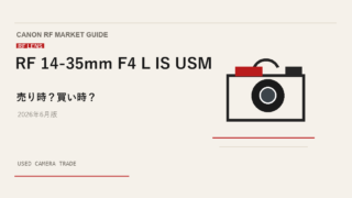 RF 14-35mm F4 L IS USM 買取相場のアイキャッチ