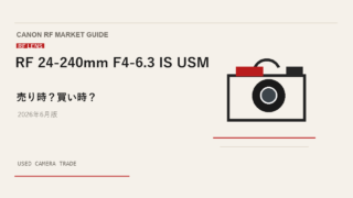 RF 24-240mm F4-6.3 IS USM 買取相場のアイキャッチ