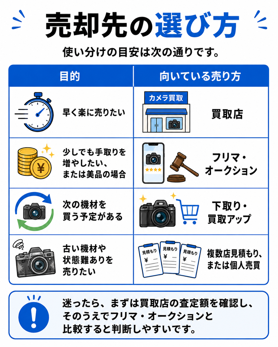 売却先の選び方